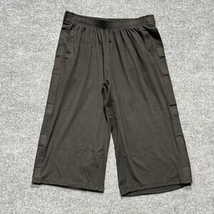 Deyeek Pants Mens XL Black Crop Wide Leg Sweatpants Stretch Lounge Casual Summer